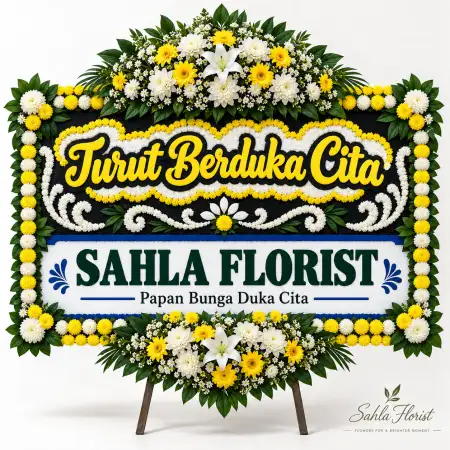 Papan Bunga Duka Foresta Bsd