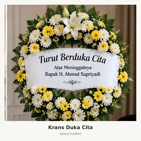 Krans Bunga Duka Foresta Bsd